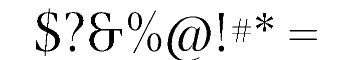 ArgestaHeadline Regular Font OTHER CHARS