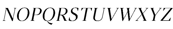 ArgestaHeadline RegularItalic Font UPPERCASE