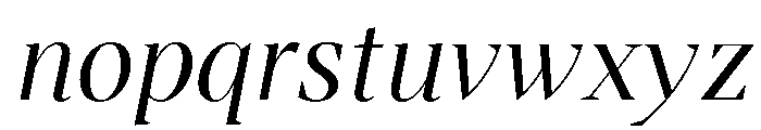 ArgestaHeadline RegularItalic Font LOWERCASE