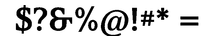 ArgestaText Bold Font OTHER CHARS