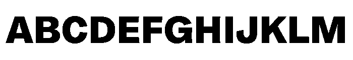 Arial Grotesk Black Font UPPERCASE