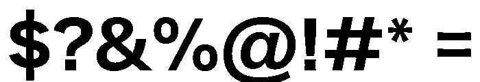 Arial Grotesk Bold Font OTHER CHARS