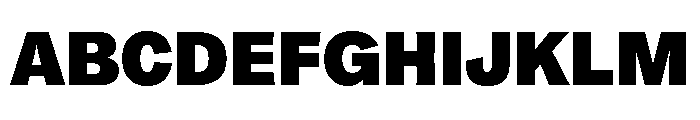 Arial Grotesk Heavy Font UPPERCASE