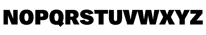Arial Grotesk Heavy Font UPPERCASE