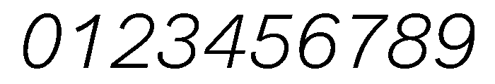 Arial Grotesk LightItalic Font OTHER CHARS