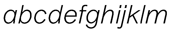 Arial Grotesk LightItalic FONT