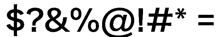 Arial Grotesk Medium Font OTHER CHARS