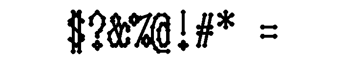 Arkdes Hershey 17 Font OTHER CHARS