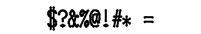 Arkdes Hershey 40 Font OTHER CHARS