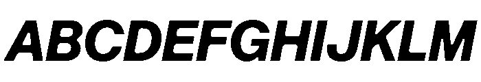 Arkitekt BoldIt Font UPPERCASE
