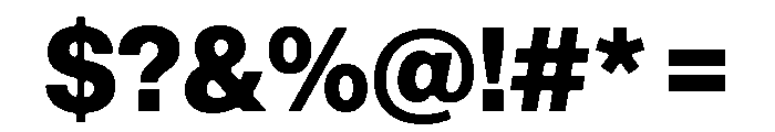 Arkitekt ExtraBold Font OTHER CHARS