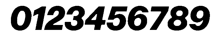 Arkitekt ExtraBoldIt Font OTHER CHARS