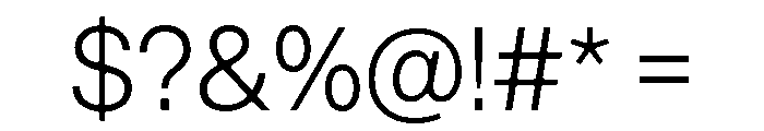 Arkitekt Light Font OTHER CHARS