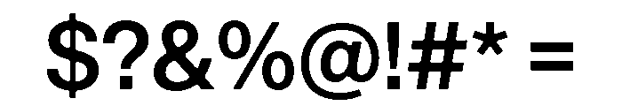 Arkitekt Medium Font OTHER CHARS