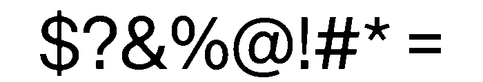 Arkitekt Regular Font OTHER CHARS