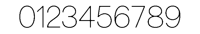 Arkitekt Thin Font OTHER CHARS
