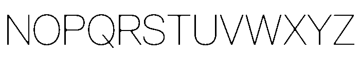 Arkitekt Thin Font UPPERCASE