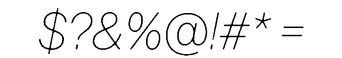 Arkitekt ThinIt 6c8ce42d Font OTHER CHARS
