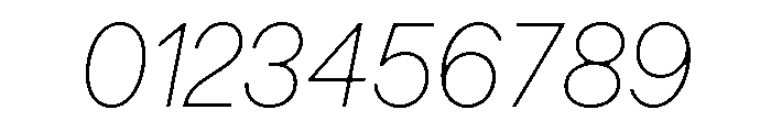 Arkitekt ThinIt Font OTHER CHARS