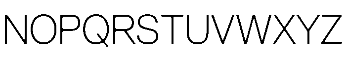 Arkitekt UltraLight Font UPPERCASE