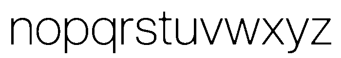 Arkitekt UltraLight Font LOWERCASE
