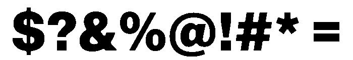 ArkitektText Black Font OTHER CHARS