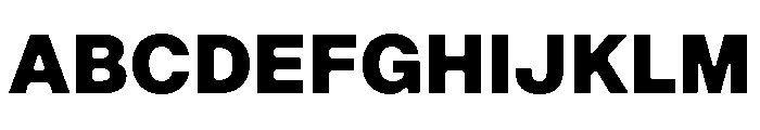 ArkitektText Black Font UPPERCASE