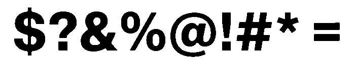 ArkitektText Bold Font OTHER CHARS
