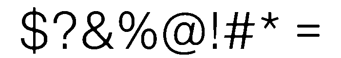 ArkitektText Light Font OTHER CHARS
