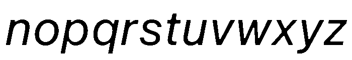 ArkitektText RegularIt Font LOWERCASE