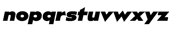 Armada ExtraBlackItalic 472725fe Font LOWERCASE
