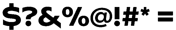 ArmadaVAR Bold Instance Font OTHER CHARS