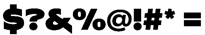 ArmadaVAR ExtraBlack Instance Font OTHER CHARS