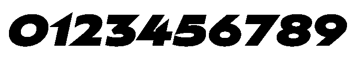 ArmadaVAR ExtraBlackItalic Instance Font OTHER CHARS