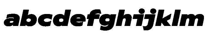 ArmadaVAR ExtraBlackItalic Instance FONT