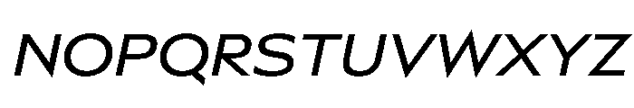 ArmadaVAR Italic Instance Font UPPERCASE