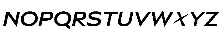 ArmadaVAR MediumItalic Instance Font UPPERCASE
