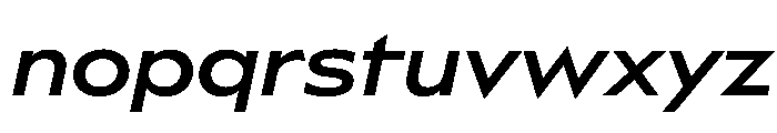 ArmadaVAR MediumItalic Instance Font LOWERCASE