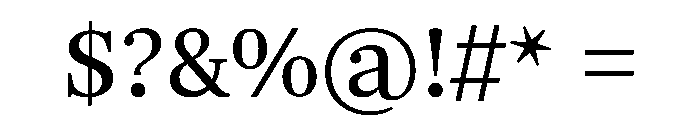 ArnhemCyrillic Blond Font OTHER CHARS
