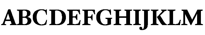 ArnhemCyrillic Bold Font UPPERCASE