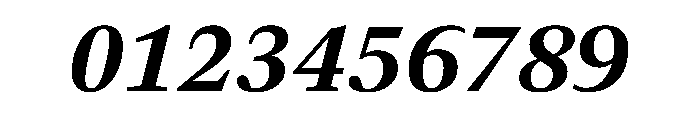 ArnhemCyrillic BoldItalic Font OTHER CHARS