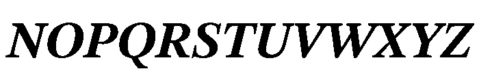 ArnhemCyrillic BoldItalic Font UPPERCASE