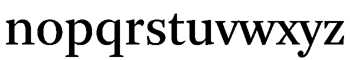 ArnhemCyrillic Normal Font LOWERCASE