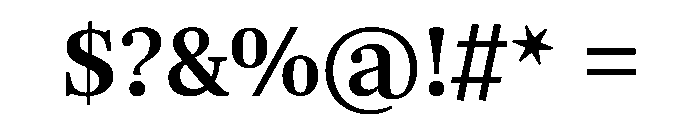 ArnhemCyrillic SemiBold Font OTHER CHARS