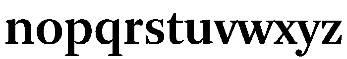 ArnhemCyrillic SemiBold Font LOWERCASE