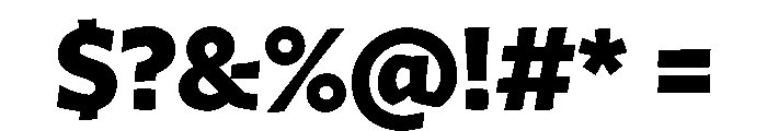 Arole Black Font OTHER CHARS