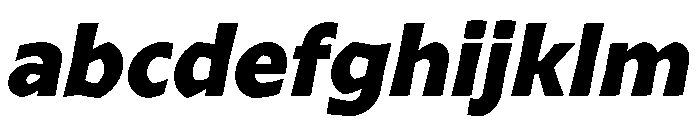 Arole BlackOblique FONT