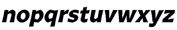 Arole ExtraBoldOblique Font LOWERCASE