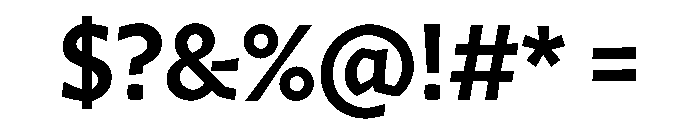 Arole SemiBold Font OTHER CHARS