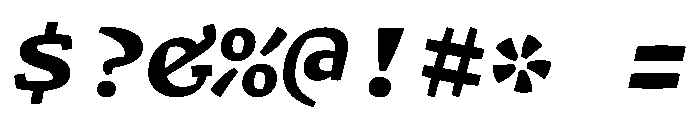 ArrayMono BlackItalic C6878288 Font OTHER CHARS